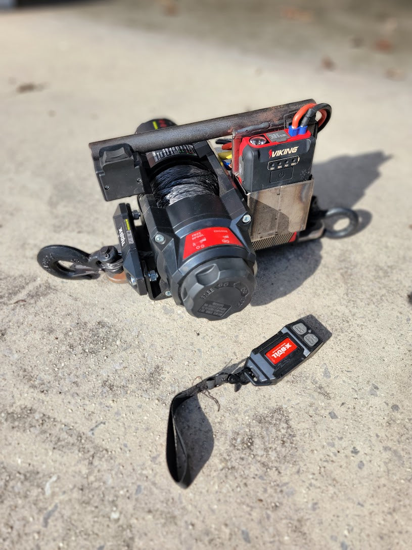 Rinowinch Portable 5000lb Winch with Jump Pack